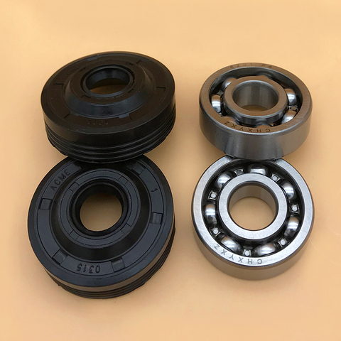 Crank Bearing Oil Seal Kit For Husqvarna 136 137 141 142 235 236 240 235e 240e 36 41 Gasoline Chainsaw 530056363, 530 05 63 63 ► Photo 1/6