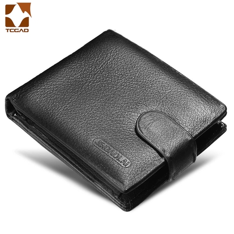men's wallet made of genuine leather 2022 designer cow purse short billeteras para hombre carteras de cuero male erkek cuzdan ► Photo 1/6
