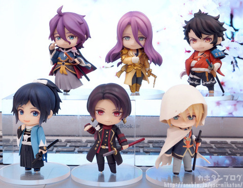 6.5cm 6pcs/set Anime Game Touken Ranbu Online Kashuu Kiyomitsu Kasenkanesada Yamatonokami Yasusada PVC Action Figure Model Toys ► Photo 1/5