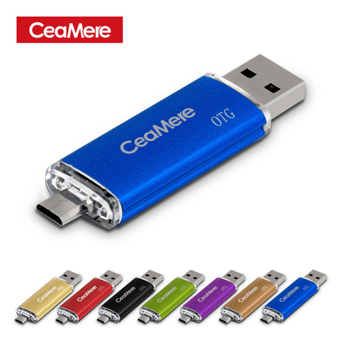 Smare otg Pendrive USB Flash Drive Smartphone 16GB32GB/64GB/128GB Pen Drive USB 2.0 Flash Drive for smart phone ► Photo 1/5