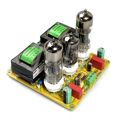 6N1 push 6N6 tube push-pull small power amplifier board 1.5WX2 stereo, 4Ω 8Ω output, miniature amplifier is available ► Photo 1/6
