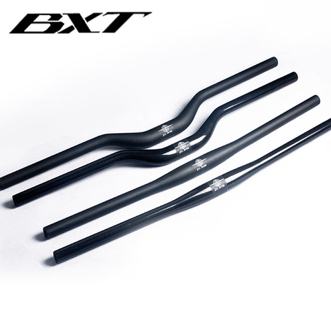 brand BXT carbon fiber bicycle handlebar matt / glossy mountain bike carbon handlebar 600mm - 720mm mtb bicycle parts ► Photo 1/6