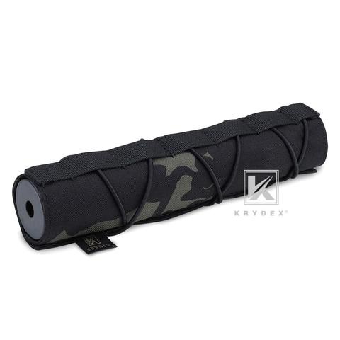 KRYDEX 22CM Muffler Protective Case For Surefire FA762K Tactical Shooting Suppressor Nylon Silencer Protector Cover MCBK ► Photo 1/6