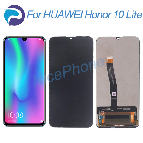 Honor 10 Lite LCD Display Digitizer Assembly Touch Screen LCD Display Touch Screen HRY-LX1/LX1MEB/LX2/AL00a/AL00/TL00 ► Photo 1/6