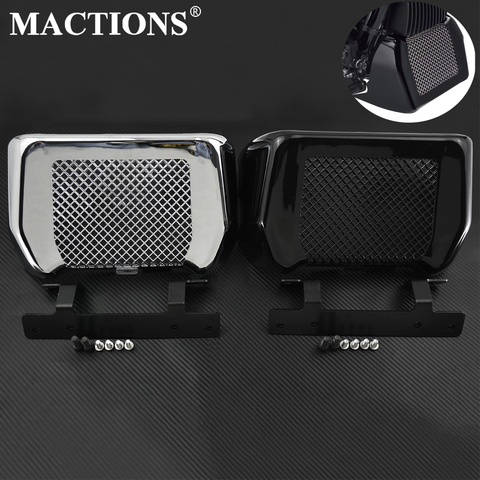 Motorcycle Oil Cooler Cover Guard Radiator Case For Harley Touring Road Glide FLTRX Road King Street Glide Special FLHXS 17-20 ► Photo 1/6