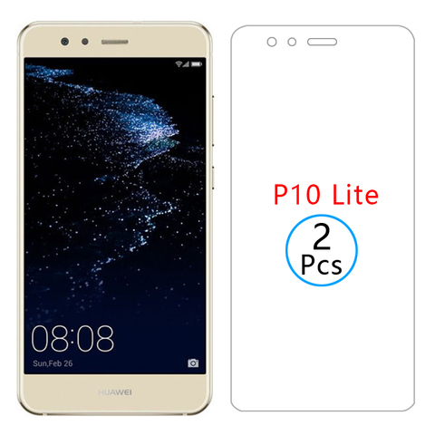 protective glass for huawei p10 lite screen protector tempered glas on p 10 light p10lite film huawey huwei hawei huawi huawe 9h ► Photo 1/6