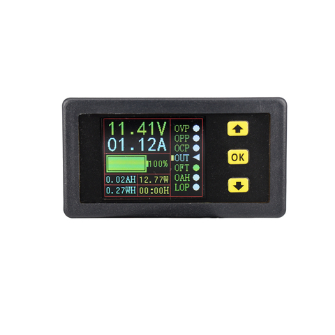 Digital Voltmeter Ammeter DC90V20A Wattmeter Voltage Current Power Capacity Meter Energy Tester Charge and discharge measurement ► Photo 1/6