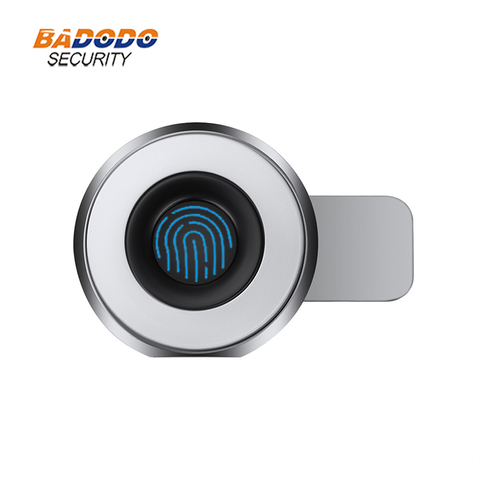 Zinc alloy Keyless Mini Fingerprint cabinet lock biometric electric lock 20 USERS for cabinet drawer strongbox ► Photo 1/6