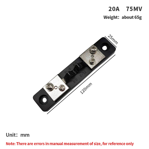 1PC FL-2 10A 15A 20A 30A 50A/75mV External Shunt DC Current Meter Shunt resistor For Digital Ammeter amp DC amperometro Pointer ► Photo 1/6