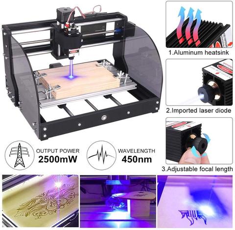 CNC 3018 Pro-M,Diy Laser Engraving Machine/GRBL Control/CNC Engraver/Wood Router, work area:30x18x4.5cm ► Photo 1/6