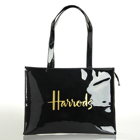 Horizontal Edition PVC Reusable Shopping Bag Eco-friendly London Lady Shopper Bag Large Capacity Waterproof Handbag Shoulder Bag ► Photo 1/6