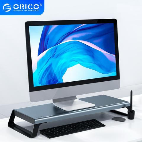 ORICO Aluminum Monitor Stand Riser Computer Universal Desktop Holder Bracket Stand Organizer for PC Laptop MacBook Home Office ► Photo 1/6