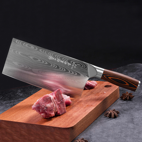 DENGJIA Chinese Kitchen Knives Stainless Steel Vegetable Cleaver