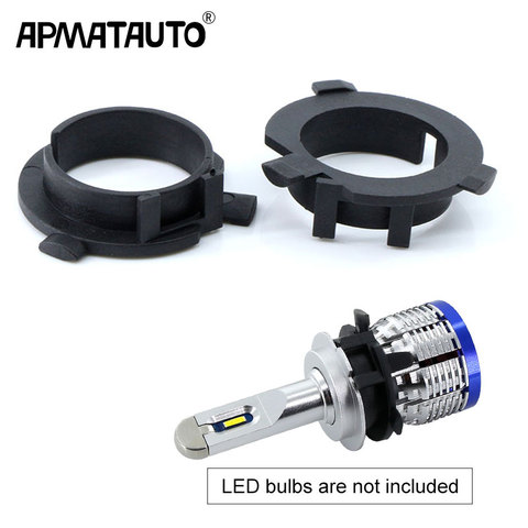 2pcs LED H7 Bulb Holder Adapter for Hyundai Veloster i30 H7 LED headlight headlamp H7 base adapter for KIA K4 K5 Sorento CEED ► Photo 1/6