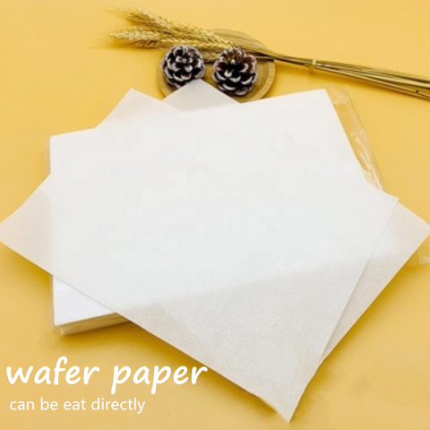 Wafer Paper for Cake Lollipop Decoration Edible Wafer Glutinous Rice Thick Section Edible Paper Customized Food Paper 5 pcs/bag ► Photo 1/6