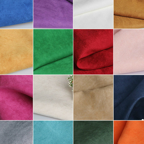 0.5 Meter Thin Fake Suede Fabric Soft Polyester Faux Suede Cloth Clothes Fabric for DIY Felt Cloth Pad Background Bag Textile ► Photo 1/6