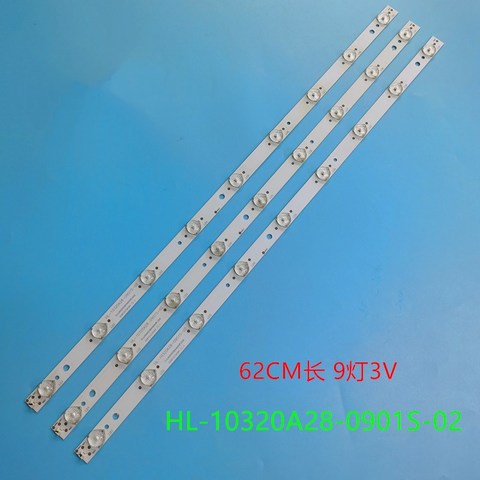 1lot=3pieces for B2232 LED32HD320 led backlight HL-10320A28-0901S-02 358P207850B 9lamps ► Photo 1/4