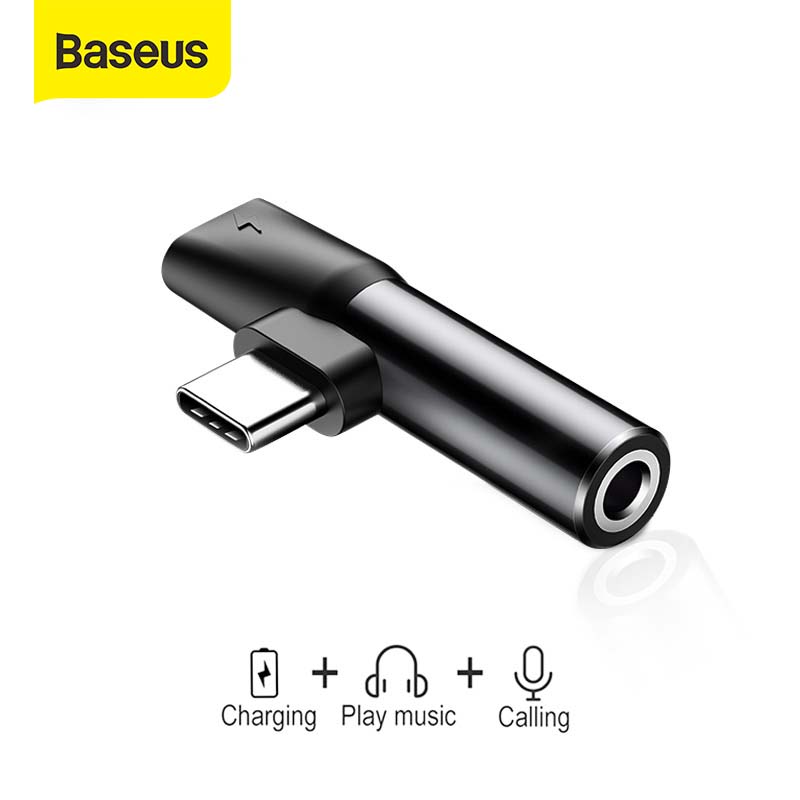 Middelen Amuseren vacht Price history & Review on Baseus 2 in 1 USB Type C Converter to 3.5mm Aux  Jack Adapter USB C Charging Extension Earphone Adapter for Xiaomi 8  forhuawei | AliExpress Seller -