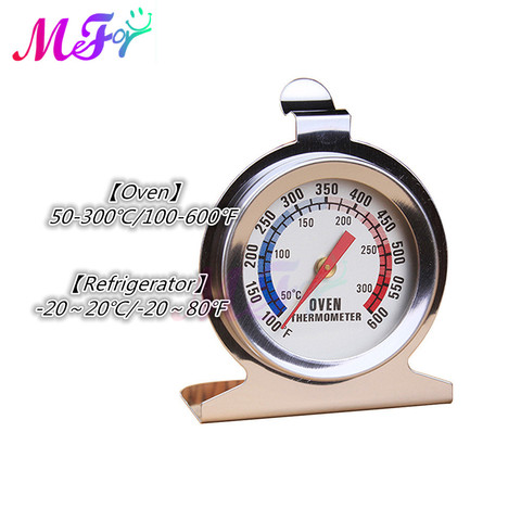 Stainless Steel Metal Oven Thermometer Gauge For BBQ Meat Food Kitchen Cooking Refrigerator Thermometers Meat Gauge Stand Up ► Photo 1/6