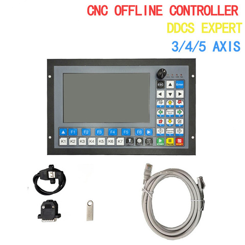 DDCS-EXPERT 3/4/5 Axis CNC Standalone Offline Controller   Support Close-loop Stepper/ATC Controller Replace DDCSV3.1 ► Photo 1/6