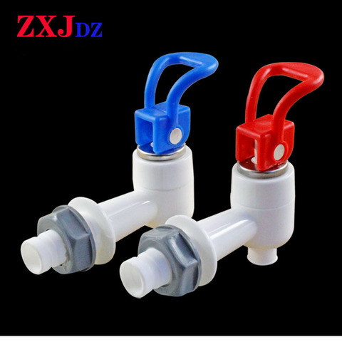 1 pair Drinking fountain faucet Water dispenser faucet Water dispenser switch hot and cold water mouth piano key press type ► Photo 1/4