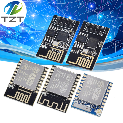 TZT ESP8266 ESP-01 ESP-01S ESP-07 ESP-12 ESP-12E ESP-12F serial WIFI wireless module wireless transceiver For arduino ► Photo 1/6
