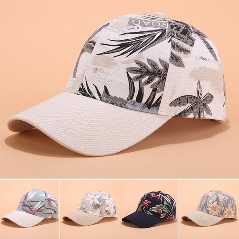 2022 New Fashion Baseball Caps Women's Hats With Flower Embroidery Cap Spring Summer Visor Adjustable Girl's Snapback Cap ► Photo 1/6