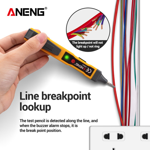 ANENG VD806 AC/DC Voltage Tester Vape Pen Battery Current Non Contact Voltage Detector Electrical Circuit Tester Led Pencils ► Photo 1/6