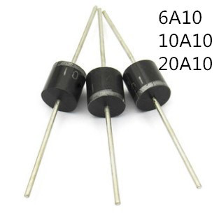 10pcs 10A10 10.0 AMP SILICON RECTIFIERS Rectifier Diode 10A 1000V R-6 6A10 6A  20A10  20A ► Photo 1/1