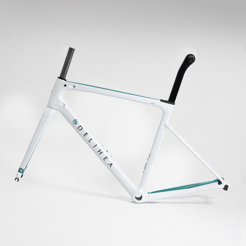 DELIHEA REST PEARL WHIT Carbon Disc Frame BSA/BB30/PF30 Climbing Road Frame Rim/Disc Available XDB/DPD available Road Bike Frame ► Photo 1/6