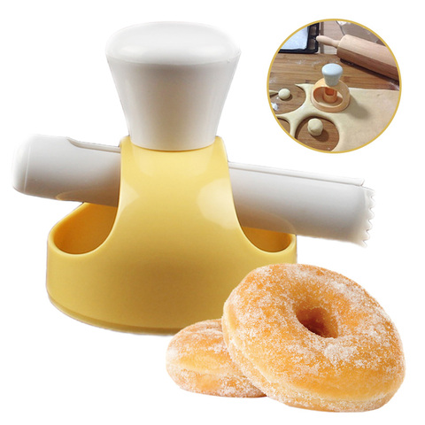 Creative DIY Donut Mold Cake Decorating Tools Plastic Desserts Bread Cutter Maker Baking Supplies Kitchen Tools ► Photo 1/6
