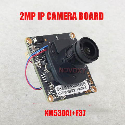 Free shipping h.265 HD IP Camera Module 1080P XM530AI+F37  2MP CMOS IP camera board include 3.6mm ir cut cable Camera Module ► Photo 1/6