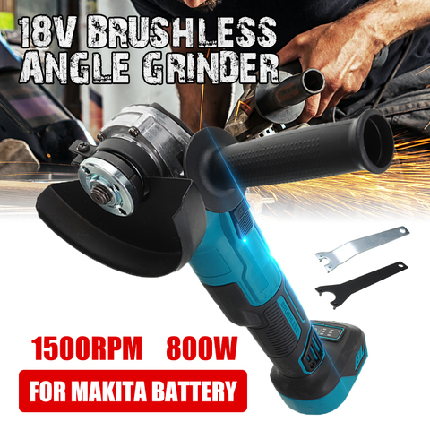 18V 800W Brushless Impact Angle Grinder Electric Cordless Polishing Grinding Machine Rechargeable Power Tools For Makita Battery ► Photo 1/6