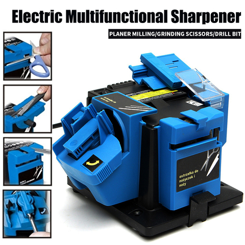 3 In 1 professional Electric Knife Sharpener Drill Sharpening Machine Kitchen Knife Sharper Grinder Sharpener ► Photo 1/6