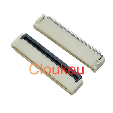 FPC FFC 0.5mm connector socket Clamshell type Double sided contact 6P 8P 10P 12P 14P 15P 16P 18P 20P 24P 26P 28P 30P ► Photo 1/2