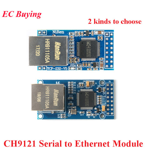 CH9121 Serial to Ethernet Network Module Convertor STM32 UART RJ45 Microcontroller Industrial Grade SCM Networking DC 3.3V 5V ► Photo 1/1