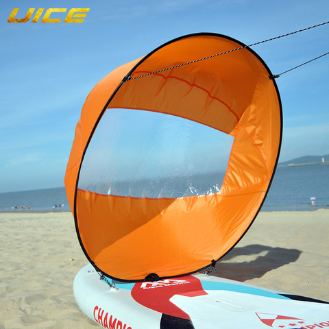 4 Colors 42 Inches Clear Window Wind Sail Kayak Rowing Paddles Surfboard Sup Board Water Sports Surf Island Boat Accessories ► Photo 1/6