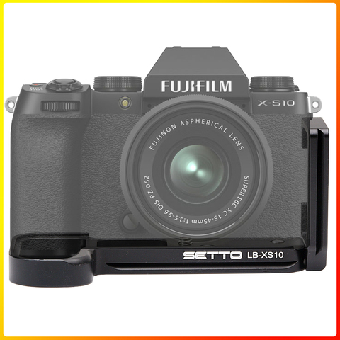 X-S10 L Bracket Plate with Quick Release Cable Access Switch from Portrait to Landscape for Fujifilm Fuji XS10 X-S10 ► Photo 1/6