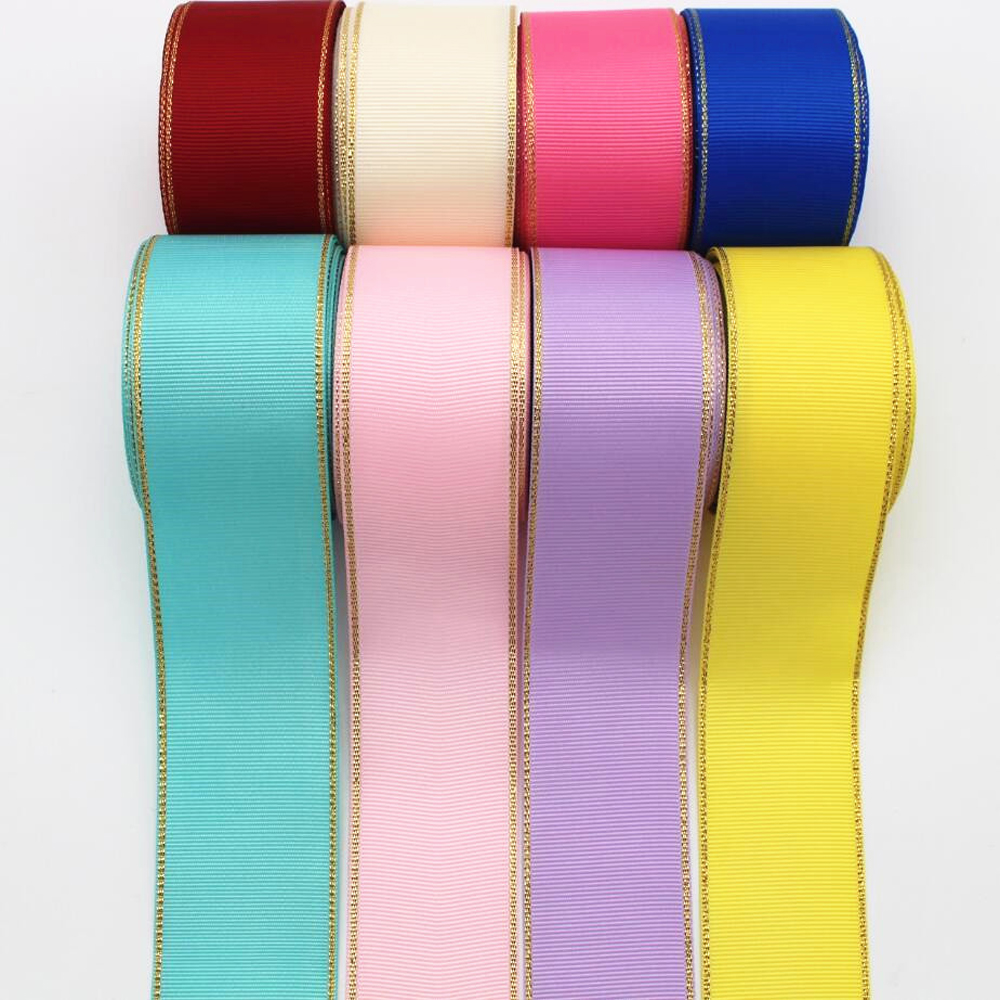 Solid Color Grosgrain 1-1/2 38MM/25MM 10Yards Ribbons For Hair Bows/ Gift  Packaging DIY Christmas Decor Materials YM18010109 - AliExpress