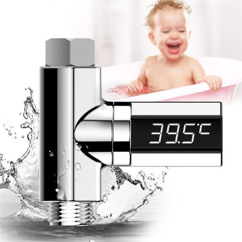 LED Display Home Water Flow Faucet Shower Thermometer Temperature Monitor Baby ► Photo 1/5