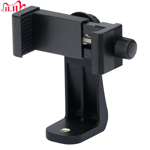 Universal Smartphone Tripod Stand holder Adapter, Cell Phone Holder Mount Adapter for iphone samsung moblie phones ► Photo 1/6