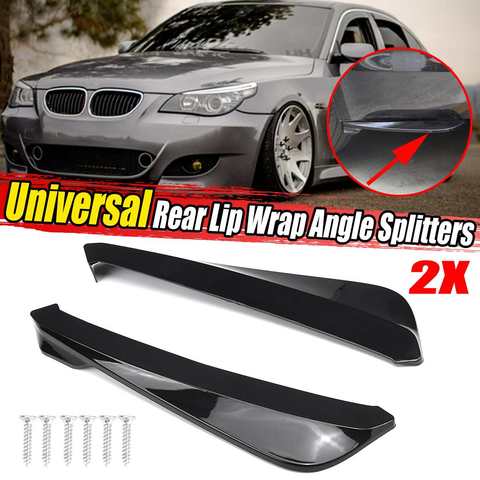 Universal Car Rear Bumper Lip Diffuser Splitter Spoiler Scratch Protector For BMW E90 E92 For LEXUS For Subaru For Infiniti Q50 ► Photo 1/6