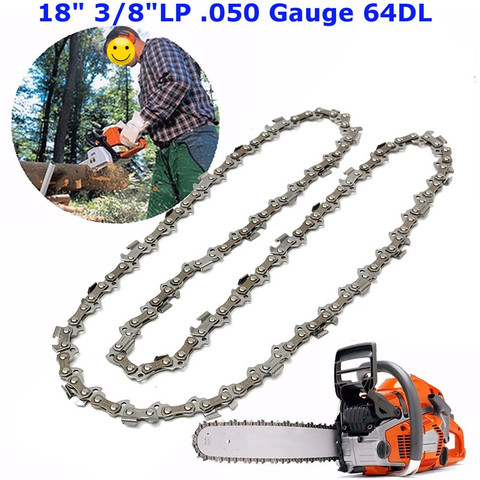 2Pcs/Set 18 Inch Chainsaw Saw Chain Blade For 3/8