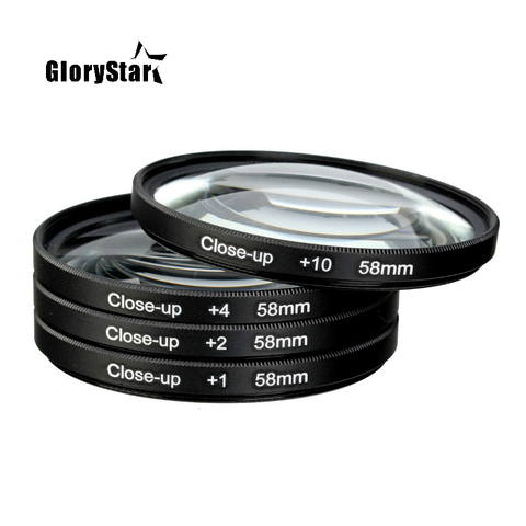 Macro Close Up Lens Filter +1+2+4+10 Filter Kit 46mm 49mm 52mm 55mm 58mm 62mm 67mm 72mm 77mm 82mm For Canon Nikon Sony Cameras ► Photo 1/5