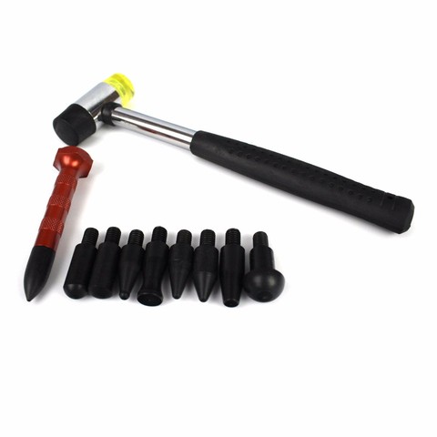 Paintless Dent Repair Hail Removal Tools Kit Tap Down Pen with 9 Heads Tools Set Wholesale price tools kit ► Photo 1/4