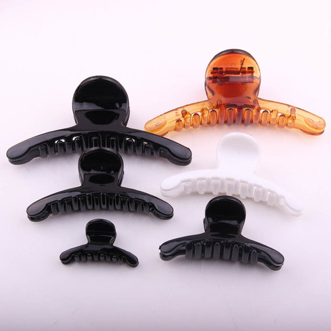 Fashion Simple Hair Claw Clips For Women Good Quality Plastic Crab For Hair Ponytail Holder Beauty Salon Tools Hairdressing . ► Photo 1/6