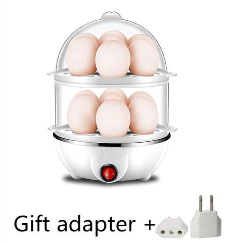 Yooap egg tarts electric fast egg cooker double egg stealing knife large boiled egg cooker automatic steam overheat protection ► Photo 1/6