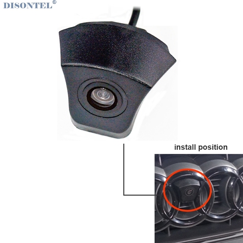  Car Front View Camera Logo Embeded Camera For Audi A6L 2012 2013 HD Colour Waterproof wide angle ► Photo 1/6