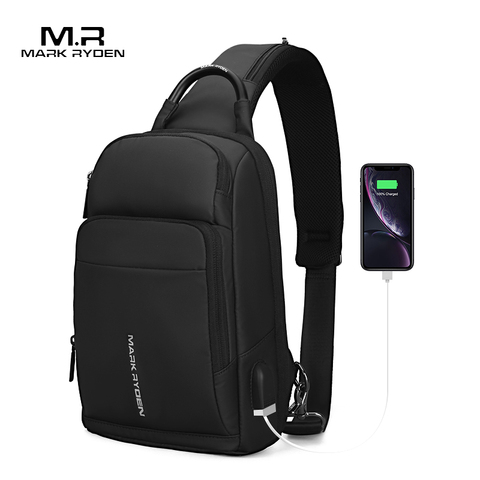 Mark Ryden New Anti-thief Crossbody Bag Waterproof Men Sling Bag Fit 9.7 inch Ipad Fashion Shoulder Bag Messenger Bags ► Photo 1/6