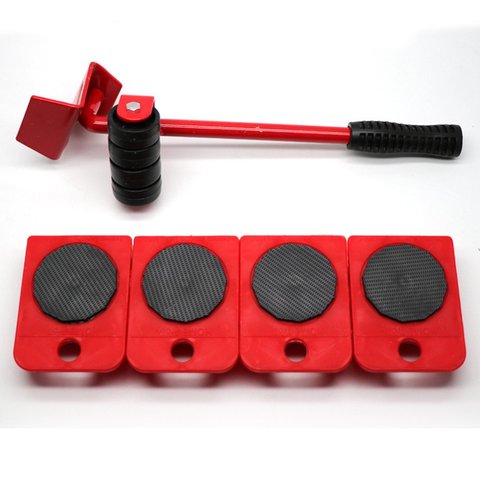 5 pack Heavy Furniture Lifter Heavy Duty Furniture Mover Tools Set  Transport Kit 